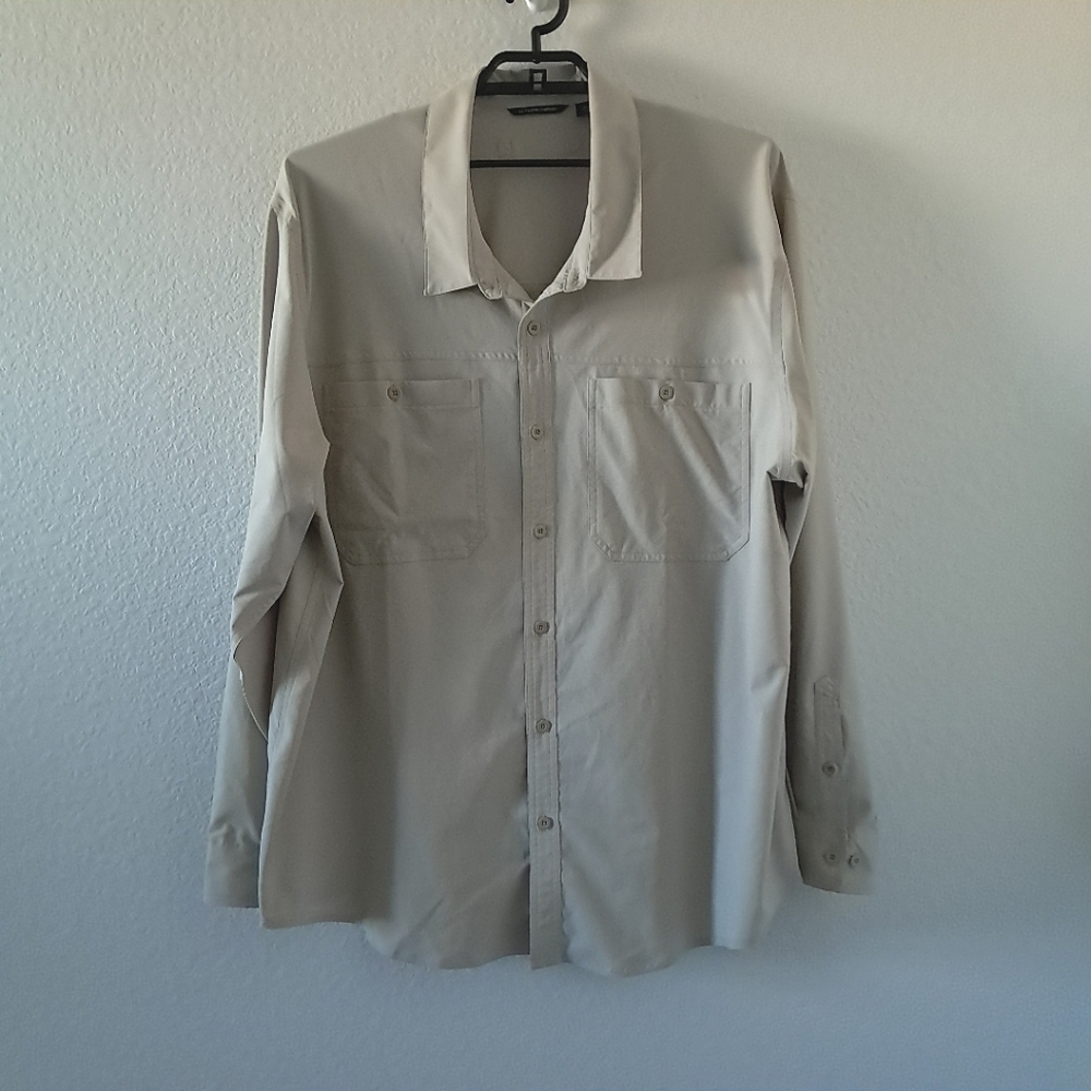 Filson Ultra Light Button Down Shirt Tan Size  3XL Camping Fishing Outdoors